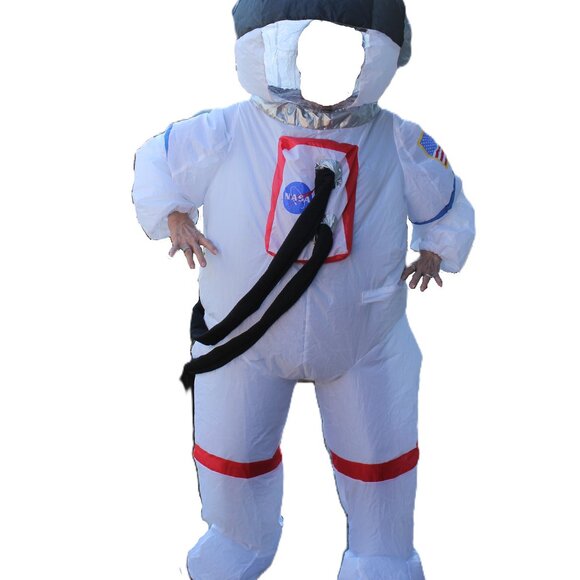 Spirit Kids One Size NASA Space Suit Inflatable Costume Astronaut With Blower - Picture 1 of 10